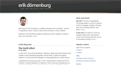 Desktop Screenshot of erik.doernenburg.com